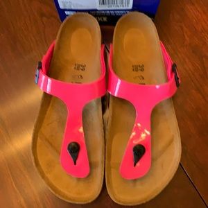 Birkenstock gizeh BS Fuchsia Tulip,Burks flor MG